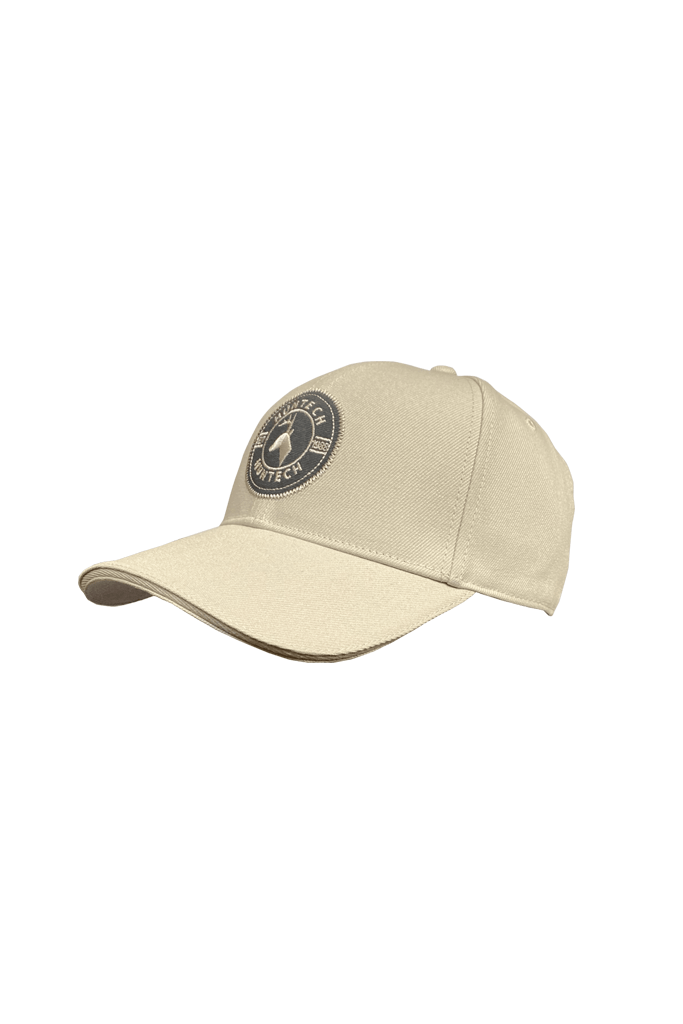 Cream 6 panel cap comes with a pre-curved brim and Velcro adjustment strap. One size fits most with a classic Huntech badge front and centre on this acrylic twill cap. Ships from Australia.