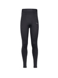 Men’s slim fit, moisture wicking, merino leggings in a 220 gsm 54% NZ Merino / 46% Nylon mix with a nylon outer. Shown in black with Huntech logo in soft grey on side of left hip. Ships from Australia.