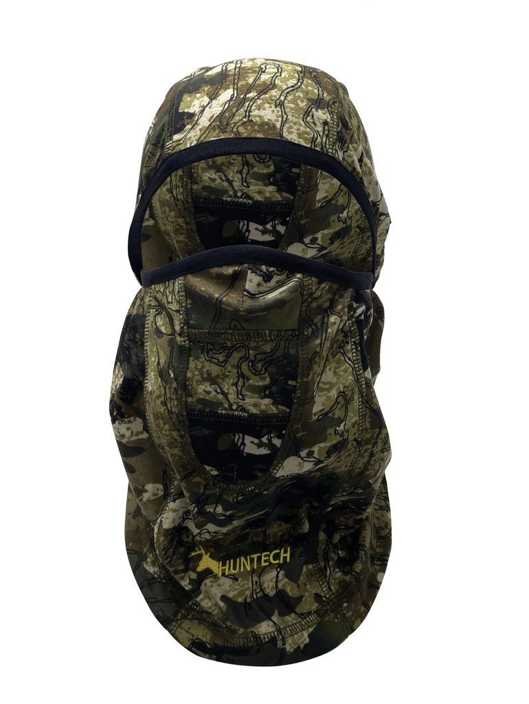 Camo balaclava features mesh mouth regulator, flat locked seams for comfort, and a stretch binding for a snug fit around the face. Ships from Australia.