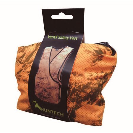 Image of the new packaway vest in its carry pocket and in the packaging.